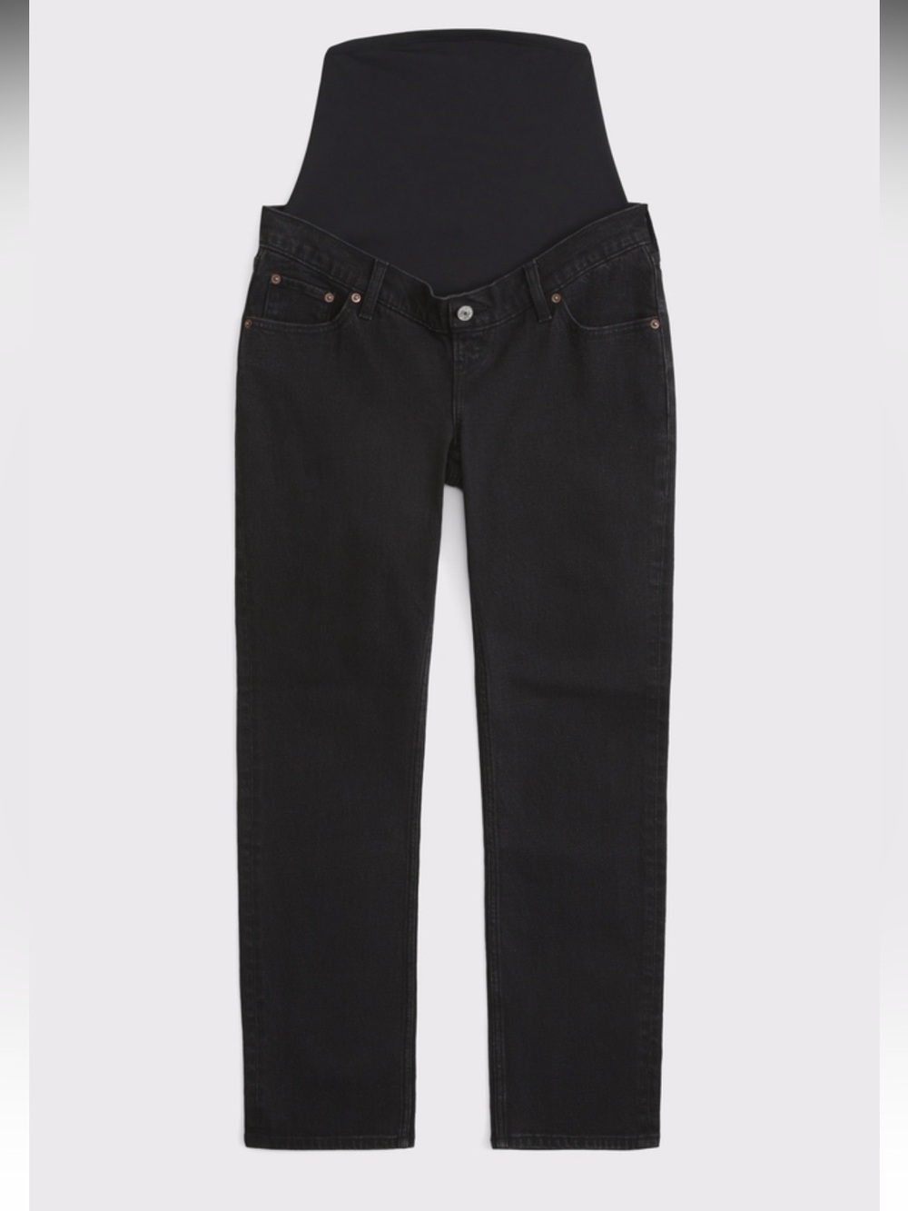 Abercrombie & Fitch Maternity Black 90s Straight Jeans